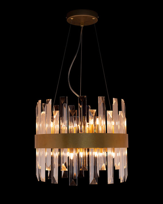 Zenna D35 Pendant Satin Gold Illuminati Light