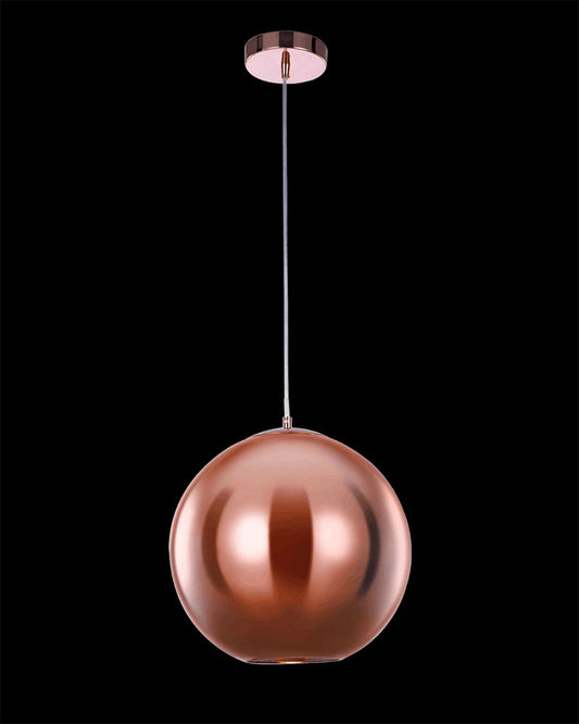 Oberon Small Pendant Copper oberon  ceiling-pendant-lights  Bedroom  Lounge  Kitchen  Hallway MD13090001-1CCPR illuminati light