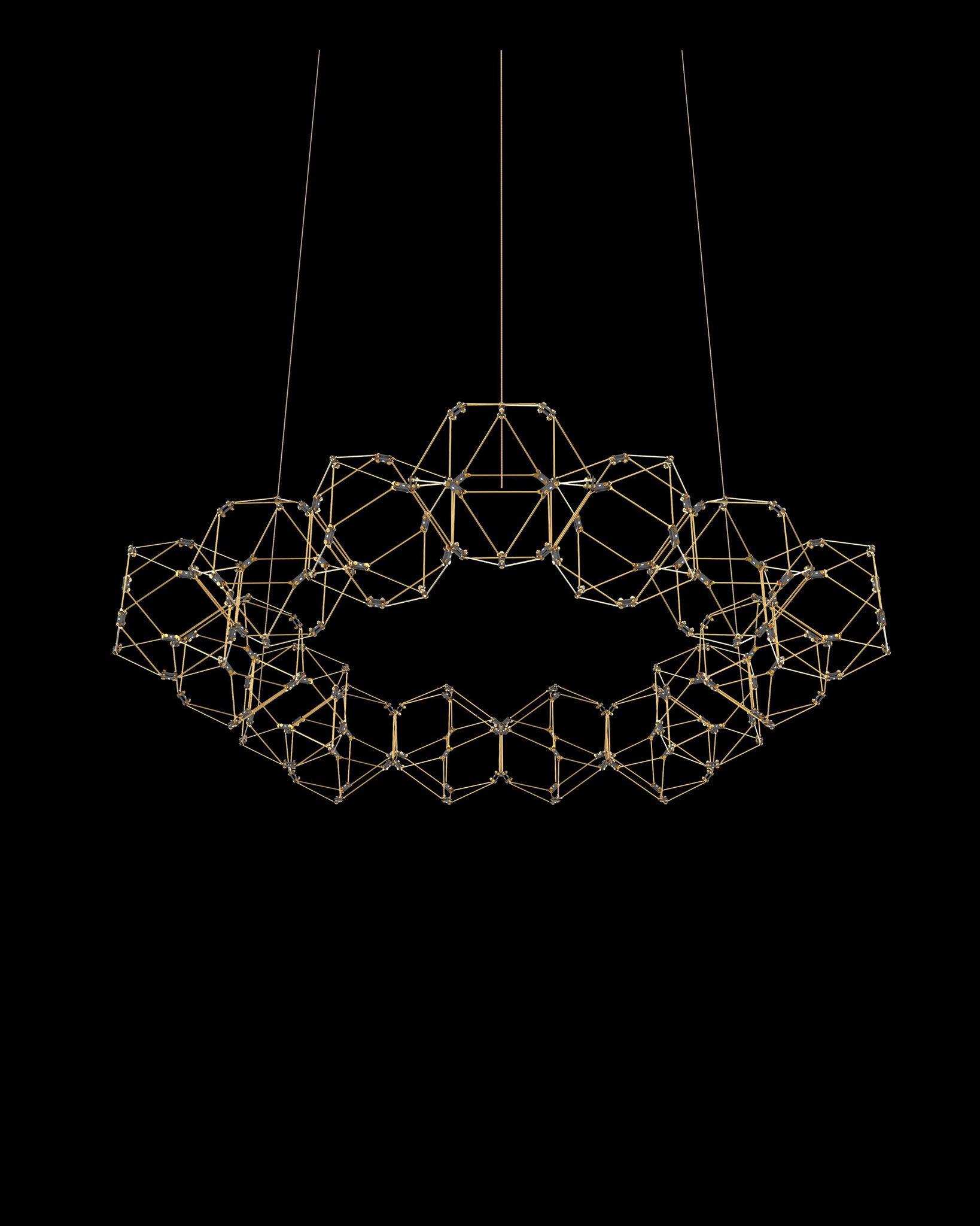 Lucciola 15 Prism Round Pendant Brass lucciola  ceiling-pendant-lights  Bedroom  Lounge  Kitchen  Hallway MD18001068-15GBRS illuminati light