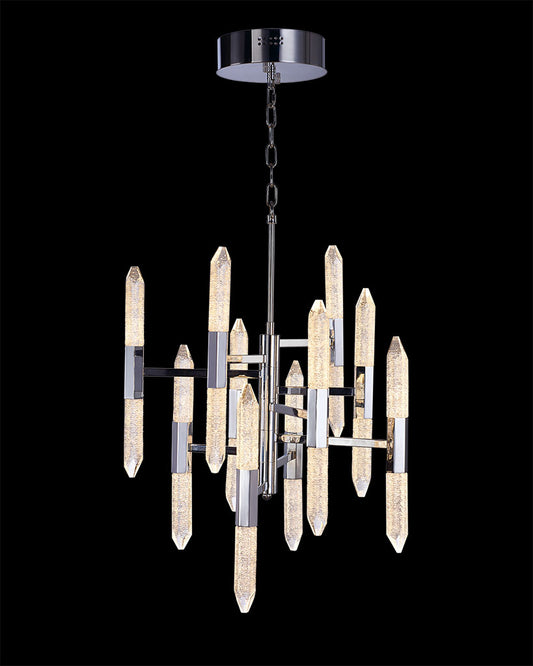 Shard 10 Arm 20Lt Pendant Chrome shard  ceiling-pendant-lights  Bedroom  Lounge  Kitchen  Hallway MD17003025-20ACHR illuminati light
