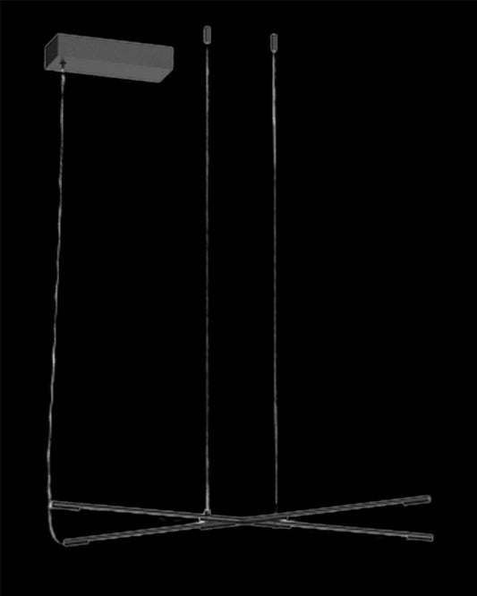 Tubular 4Lt Pendant Matt Black Model A tubular  ceiling-pendant-lights  Bedroom  Lounge  Kitchen  Hallway MD18001070-4ABLK illuminati light