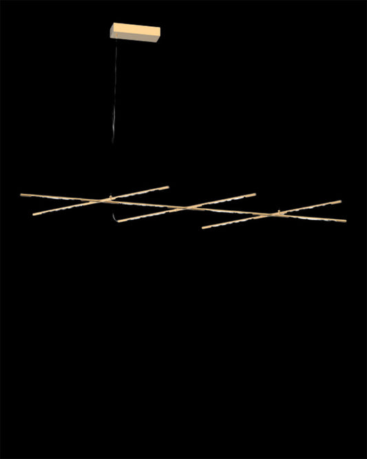 Tubular 10Lt Pendant Satin Gold Model A tubular  ceiling-pendant-lights  Bedroom  Lounge  Kitchen  Hallway MD18001070-10AGOL illuminati light