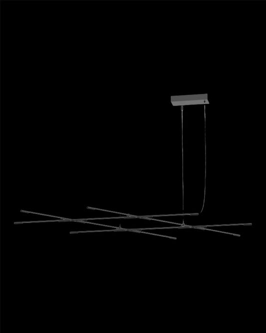 Tubular 12Lt Pendant Matt Black Model D tubular  ceiling-pendant-lights  Bedroom  Lounge  Kitchen  Hallway MD18001070-12DBLK illuminati light