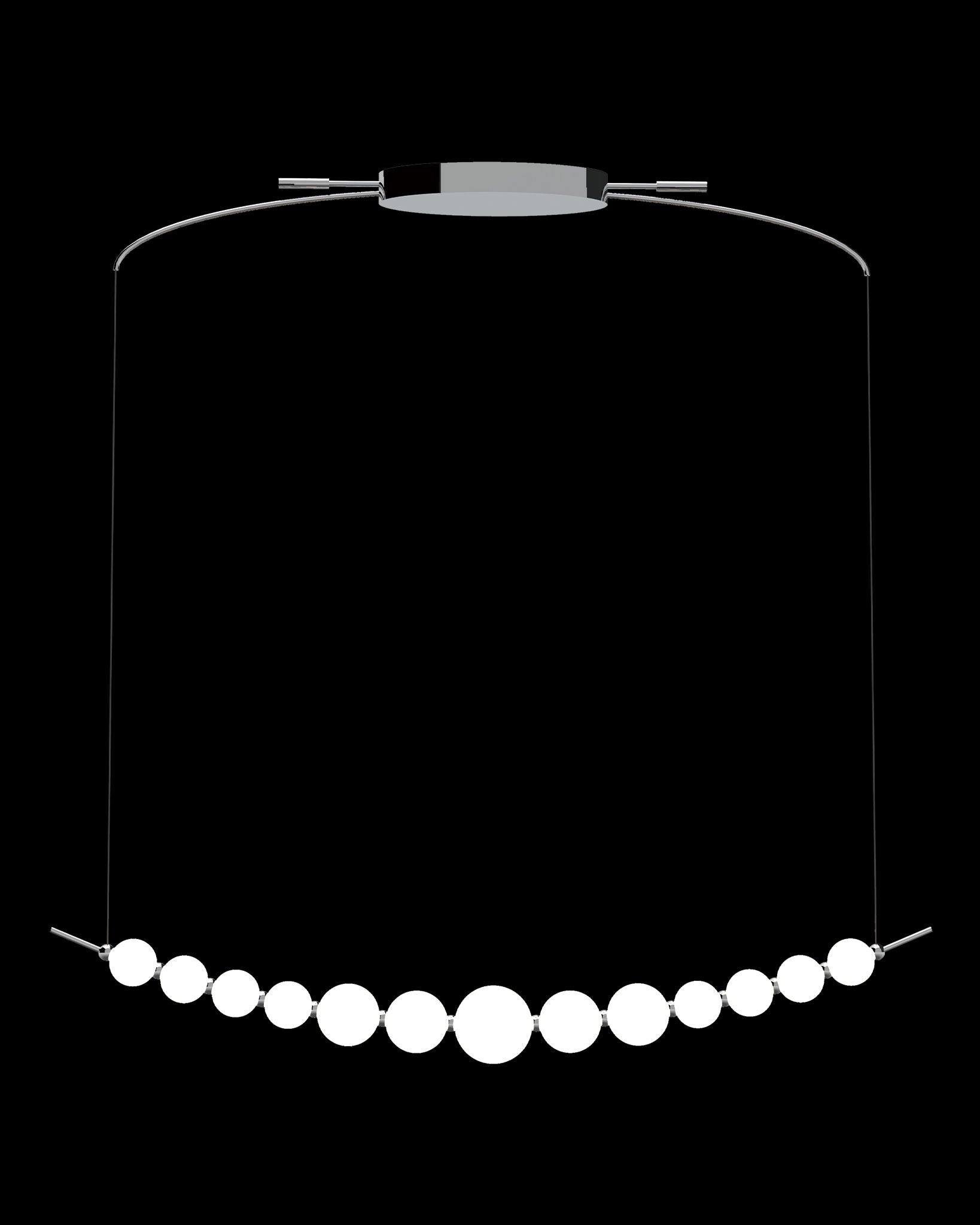 Pearl Pendant Chrome pearl  ceiling-pendant-lights  Bedroom  Lounge  Kitchen  Hallway MD19001033-1HCHR illuminati light