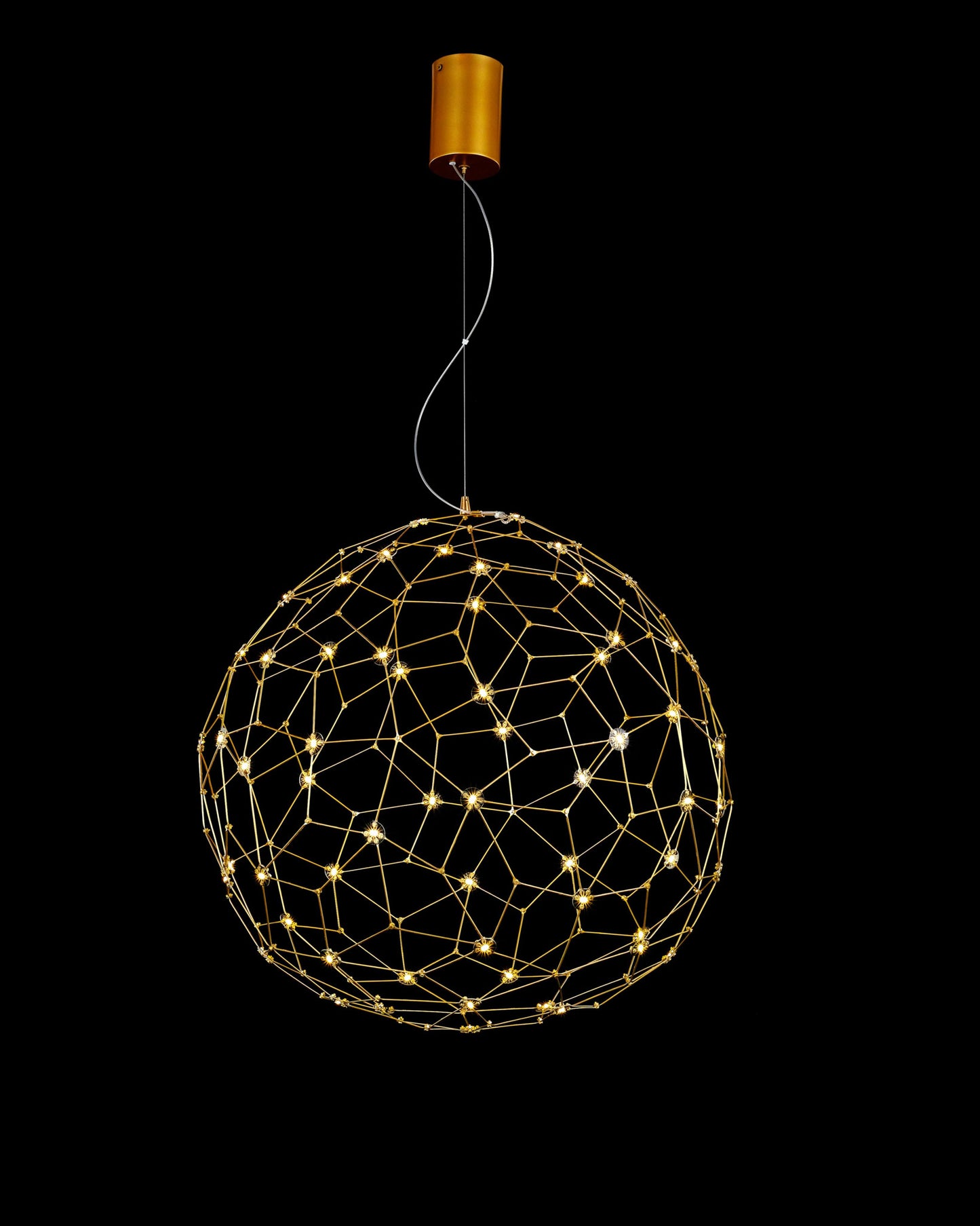 Lucciola Single Pendant D60 Brass lucciola  ceiling-pendant-lights  Bedroom  Lounge  Kitchen  Hallway MD18001068-1BBRS illuminati light