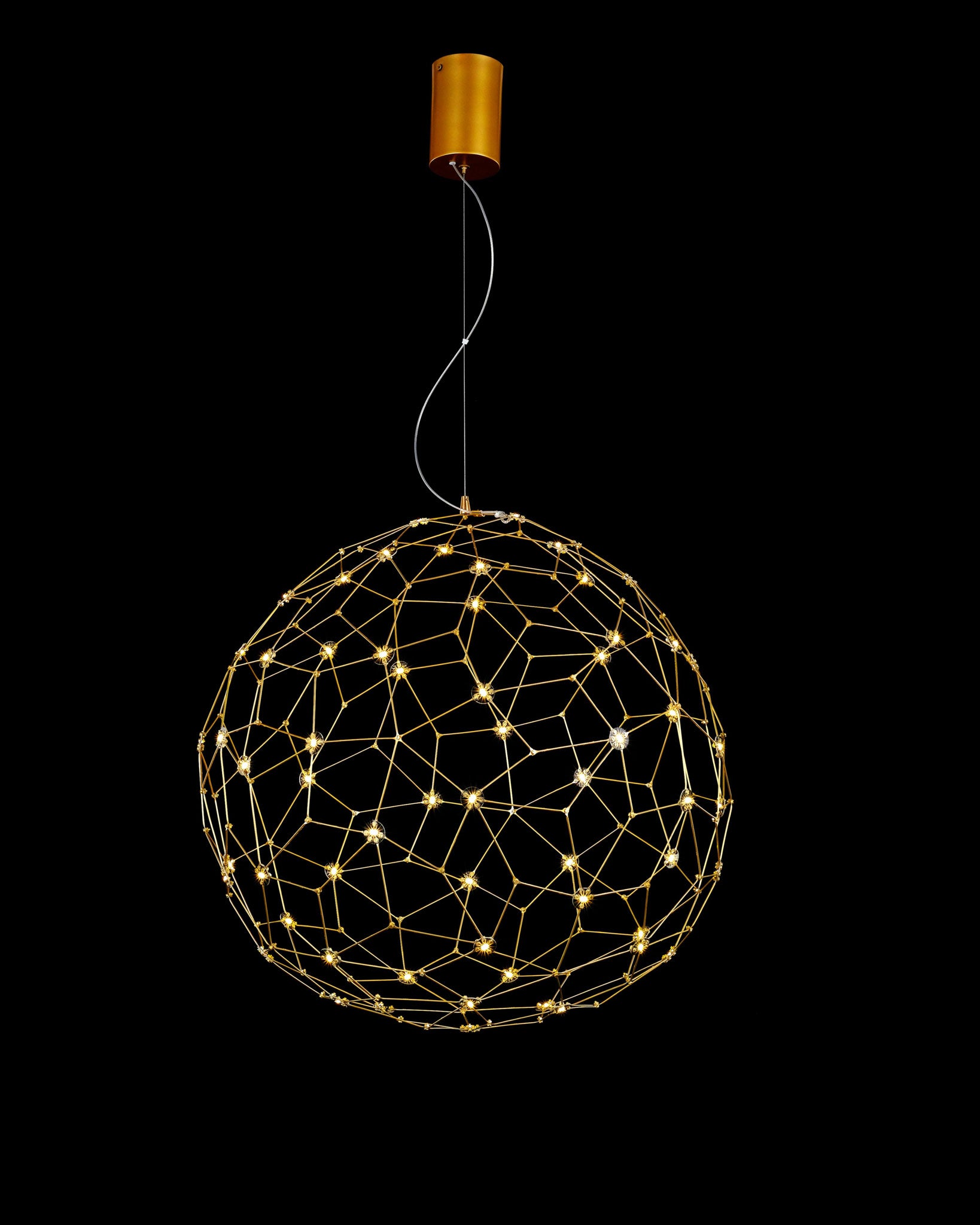 Lucciola Single Pendant D60 Brass lucciola  ceiling-pendant-lights  Bedroom  Lounge  Kitchen  Hallway MD18001068-1BBRS illuminati light