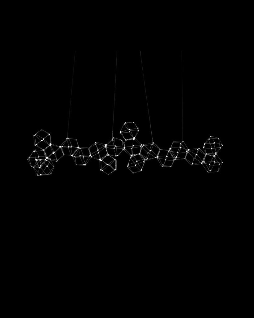 Lucciola 18 Prism Linear Pendant Stainless Steel lucciola  ceiling-pendant-lights  Bedroom  Lounge  Kitchen  Hallway MD18001068-18ASS illuminati light