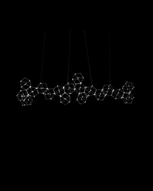 Lucciola 18 Prism Linear Pendant Stainless Steel lucciola  ceiling-pendant-lights  Bedroom  Lounge  Kitchen  Hallway MD18001068-18ASS illuminati light