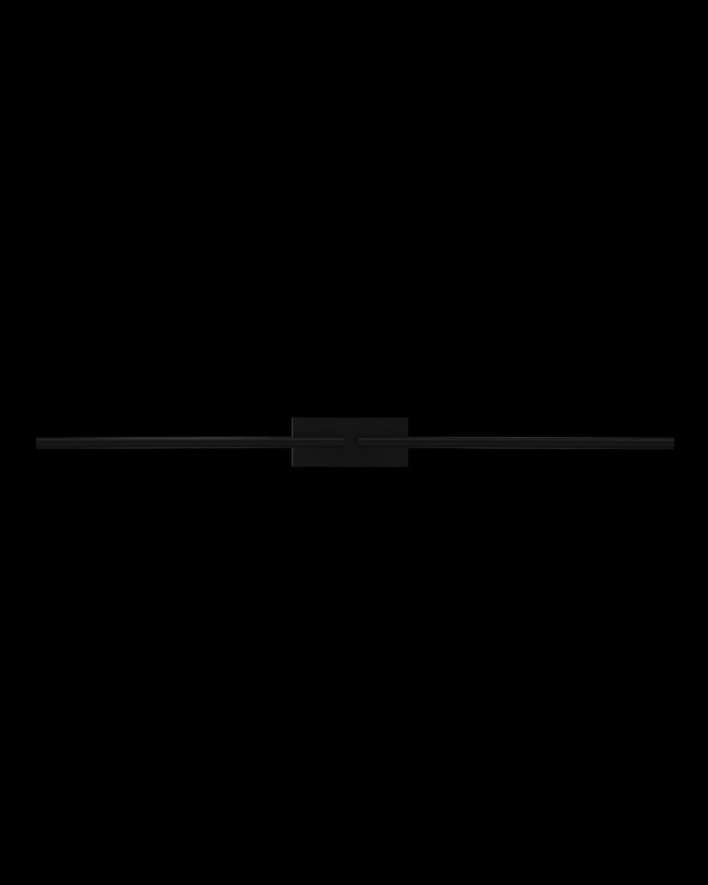 Tubular Double Wall Matt Black tubular  wall-lights  Bedroom  Lounge  Kitchen  Hallway MB18001070-2ABLK illuminati light