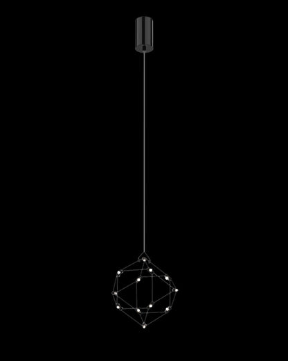 Lucciola Single Pendant D16.5 Black Illuminati Light
