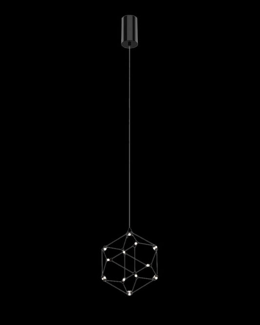 Lucciola Single Pendant D16.5 Black Illuminati Light
