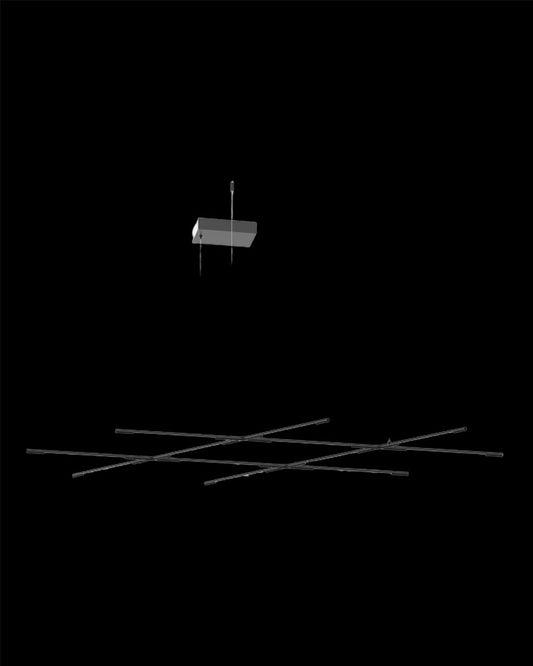 Tubular 12Lt Pendant Matt Black Model C tubular  ceiling-pendant-lights  Bedroom  Lounge  Kitchen  Hallway MD18001070-12CBLK illuminati light