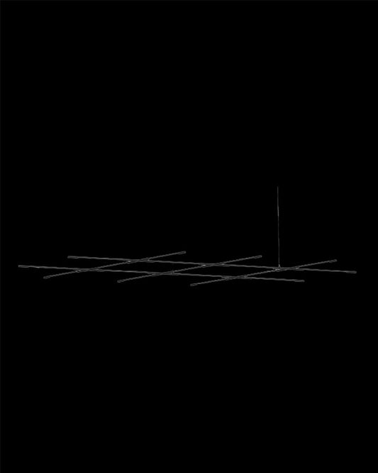 Tubular 17Lt Pendant Matt Black Model A tubular  ceiling-pendant-lights  Bedroom  Lounge  Kitchen  Hallway MD18001070-17ABLK illuminati light