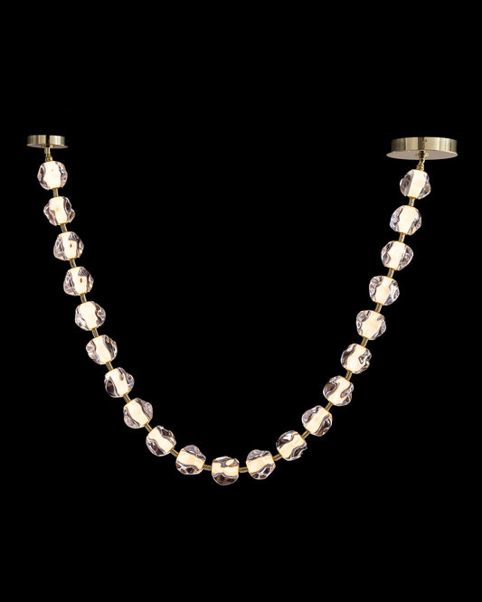 Ciottolo 21LT Draped Pendant Satin Gold Illuminati Light
