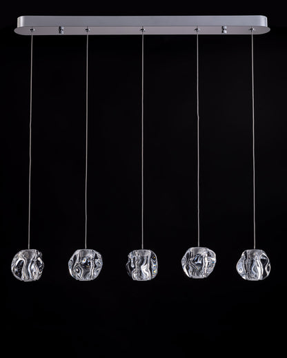 Ciottolo 5LT Bar Pendant Chrome Illuminati Light
