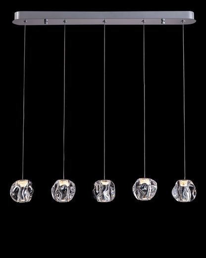 Ciottolo 5LT Bar Pendant Chrome Illuminati Light