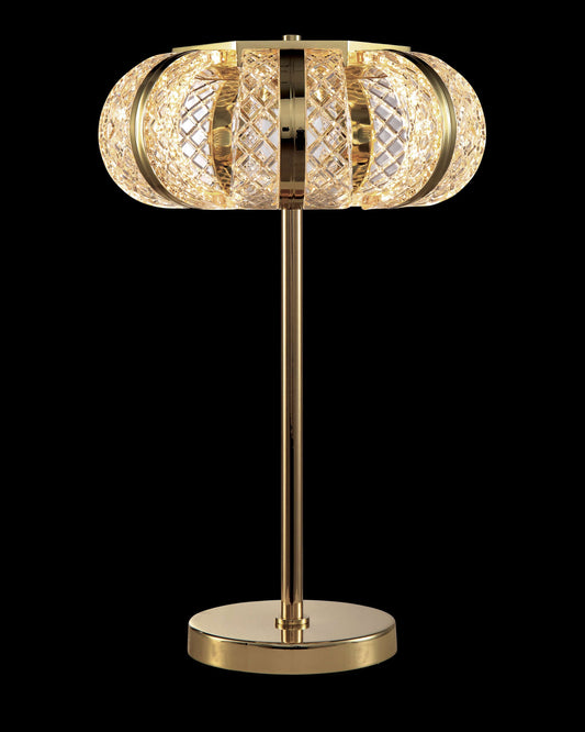 Chiaro Table Lamp Gold Dimmable Illuminati Light